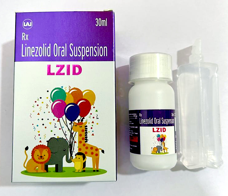 LZID 100MG DRY SYP